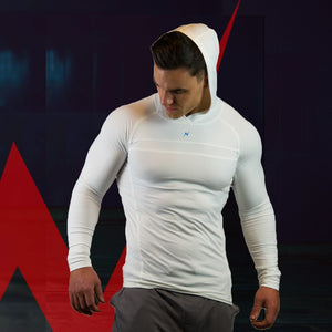 Kwench Crux Mens long sleeve Gym Yoga Workout Tshirt hoodie  Thumbnails-6