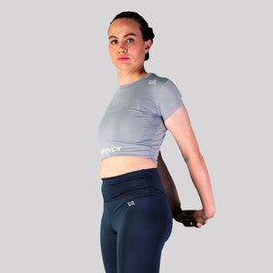 Kwench Womens Gymshark Yoga top tank tshirt crop Thumbnails-2