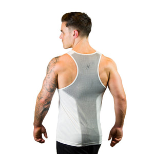 Kwench Mens Gym yoga workout Vest Tank Stringer Thumbnails-2