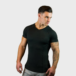 Kwench Mens Gym Workout body Fit Tshirt Thumbnails-1