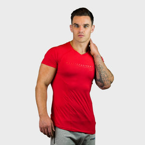 Vibe Body Fit T-Shirt | Red Main-image