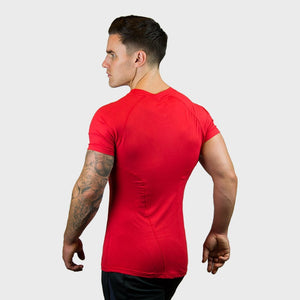 Vibe Body Fit T-Shirt | Red Thumbnails-2