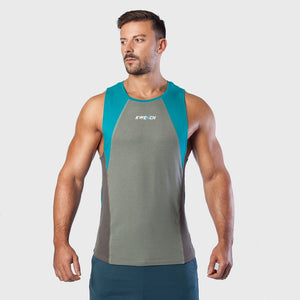 Kwench Mens Bodybuilding Gym Vest Tank top Stringer Main-image