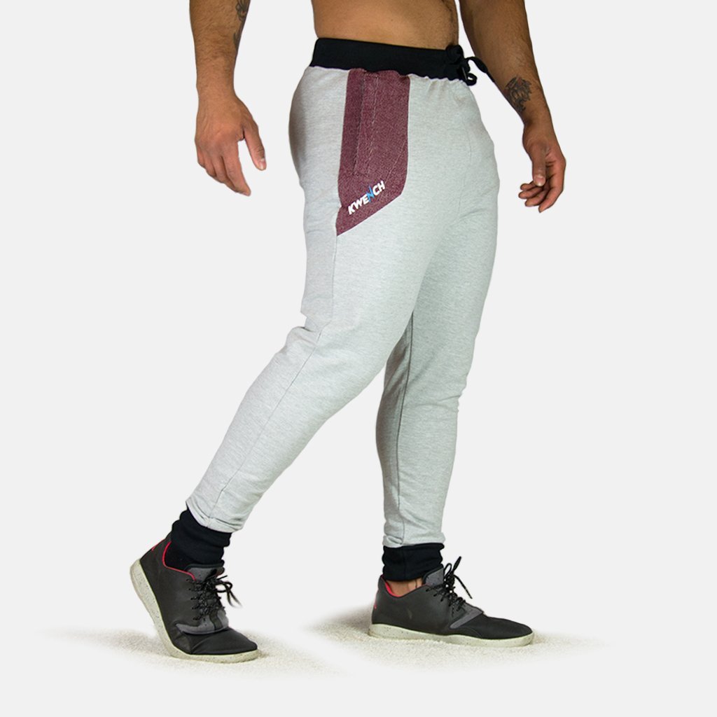 Kwench Mens Gym Track Pants Joggers tapered