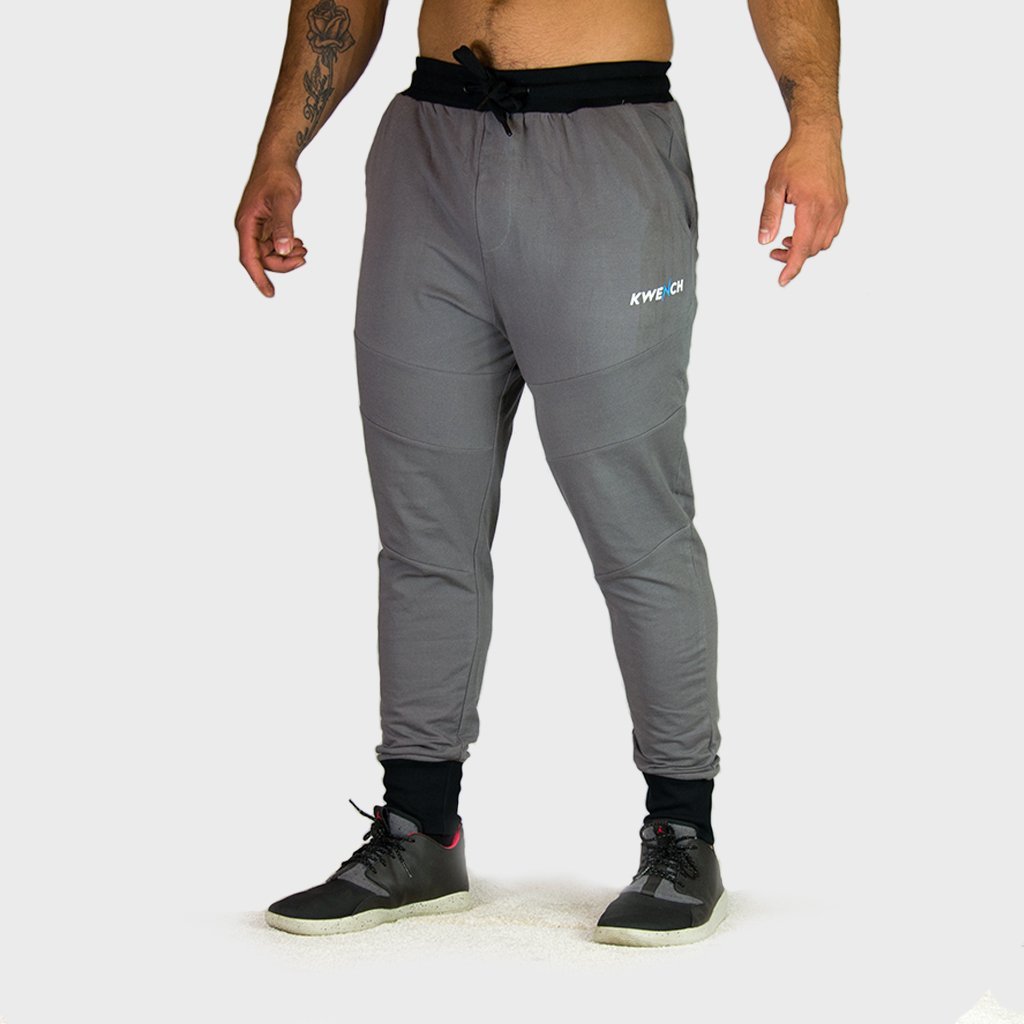 Kwench Mens Gym Track Pants Joggers tapered