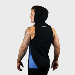 Kwench Mens Gym workout Fitness Sleeveless hoodie Thumbnails-2