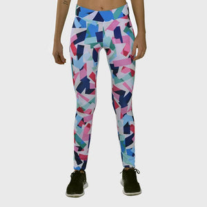 Kwench womens printed gym workout leggings  Main-image